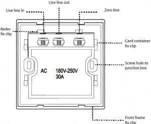 Energy Saving Switch Hotel Card Switch