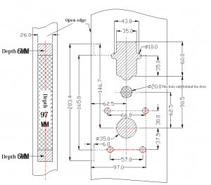 Installation Specification of Hotel Card Lock EK-9106