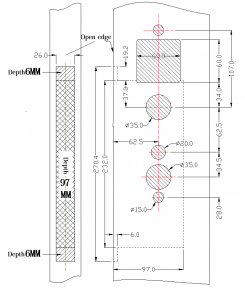 Installation Specification of Hotel Card Lock EK-9108