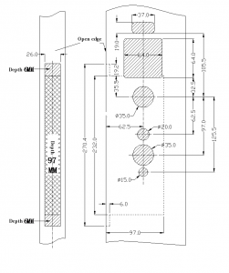 Installation Specification of hotel card lock EK-6108